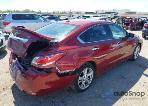 2014 Nissan Altima 2.5 Sl z USA, uszkodzony, nr VIN 1N4AL3AP0EN339303